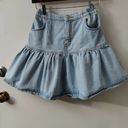 Topshop  Rara Ruffle Hem Denim Skirt US 6 Y2K Photo 0