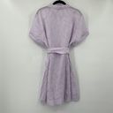 Hill House  Striped Laura Shirtdress Belted Fit & Flare Mini Lilac NEW Womens XL Photo 4