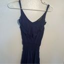 Double Zero  Sleeveless Dress Navy Blue Photo 1