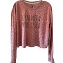 Rae Dunn  ‘Gym Now Wine Later’ Pantera Long Sleeve Workout shirt Medium NWT Photo 2