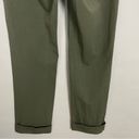 J. Jill Pants Ponte Knit Army Green‎ Cuffed Hem Premium Bistretch Stretch Size 8 Photo 9