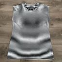 MM.LaFleur MM Lafluer The Alina T-Shirt Black And White Striped Pima Cotton Tank Top Medium Photo 3