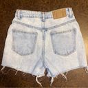 Cotton On Long Straight Leg Cut Off Jean Shorts - size 4 Photo 1