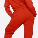 Mate the Label NWT  Organic Red Fleece Relaxed Pocket Sweatpants - L Photo 1