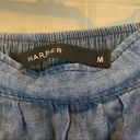 Harper  Blue Patterned Skirt Sz M Photo 3