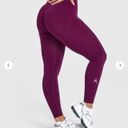 Oner Active Burgundy Gym Leggings Photo 1