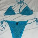 Triangl Blue Sparkly  Bikini Set Photo 0