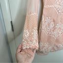 Sabo Skirt NWT  Peach Lace Mini Dress Photo 2