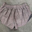 Lululemon  Gray Hotty Hot Shorts, 2.5" Heather Lux Multi Black Size 6 EUC Photo 6