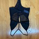 Edikted Black Open Back Mesh Bodysuit Photo 1