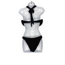 Naked Wardrobe  Womens 2 pc Swimsuits Underwire Bikini Black‎ Size Large Photo 2