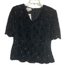 Laurence Kazar Vintage  Beaded Top nwt Photo 0