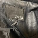 a.n.a  New Approach Black Faux Leather Jacket Size M Photo 9