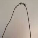 The Bar Silver and rhinestone necklace Photo 4