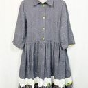 Krass&co BRYONY . Half Button Down Collared Pleated Story Book Linen Dress Photo 0