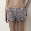 Juicy Couture NWOT  Embellished Denim Shorts Photo 0