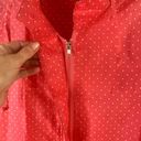 Source Unknown Oversized Long Rain Poncho Full Zip Polka Dot One‎ Size Photo 3