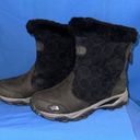 The North Face Women's  Size 6 Bella Alta Black Suede & Leather Waterproof Boots Photo 2