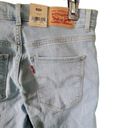 Levi's  Light Wash Bermuda Rolled Cuff Long Length Women's Denim Shorts Size 24 Photo 7