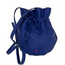 Polo  Ralph Lauren Blue Leather Pony Pouch Bucket Bag Photo 5