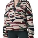 prAna  | Women's Polar Escape Half Zip Jacket | Maroon Geometric Pattern | XL-NWT Photo 0