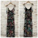 Rococo SAND Moonlight Floral Metallic Maxi Tiered Dress - Small Photo 13