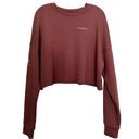 Edge Women's The Well Raw  Cropped Sweatshirt Wildly Capable Size Large Photo 0