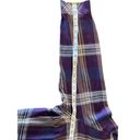 cj banks New With Tags!  purple/navy/brown plaid button up, Women’s XL Photo 6