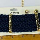 CORE Blue Twist Cord Layered Choker & Earnings Set Photo 4