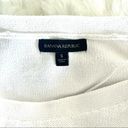 Banana Republic  White Sweater Buttoned Sleeves Photo 4