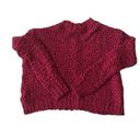 Band of Gypsies  Red Chunky Knit Sweater Size Small NWT Photo 6