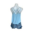Daisy Baby Blue Cropped Camisole MEDIUM Strappy Babydoll Coquette Softgirl  Photo 2