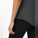 Lululemon  Love Crew III Hype Stripe Black White Sz. 6 Photo 6