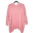 Universal Threads Universal Thread Cable Knit Open Front Cardigan Sweater Blush Size Small Photo 3