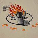 PacSun Civil Regime Baby Cream Tee in size L Photo 2