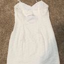 EXPRESS White Lace Mini Dress Photo 1