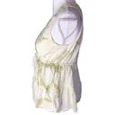 Cynthia Rowley  Tie-Dye Gold Metallic Babydoll Tank Top Photo 45