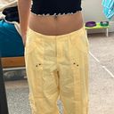 Style & Co yellow cargo pants Photo 2