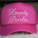 Howdy Darlin Trucker Hat Pink Photo 0