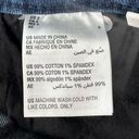 Style & Co  SZ 8 Curved Leg Crop Jeans Hi-Rise 2-Tone Cuffed Blue Gray Downfall Photo 8