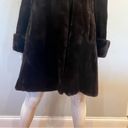 Onyx Galanos Black  Sheared Mink Fur Coat Photo 1