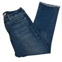 Good American  Good Straight Medium Wash Denim Jeans, Size 15/33 Photo 2