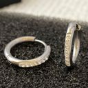 925 Silver Plated Small Hoop Earrings for Men Women,Silver Hoop Earrings Photo 3