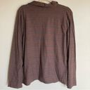 Woolrich  | Brown Stripe Retro Long Sleeve Polo Outdoor Hiking Shirt | Size 2XL Photo 1