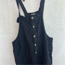 EXPRESS  black overall jumper jumpsuit size large Photo 3