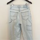 Abercrombie & Fitch Abercrombie 90’s Straight Ultra High Rise Carpenter Jean Size 27/4R Light Blue Photo 5