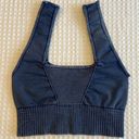 Free People NEW! $48  MOVEMENT Good Karma Square Neck Bra Top XS/S Deepest Navy Photo 8