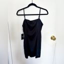 Aritzia  shimmer satin dress 90s bodycon squareneck mini size 4 NWT Photo 6