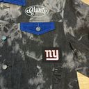 NFL NWT  x The Wild Collective NY GIANTS women’s tie-dye denim jacket coat Photo 1