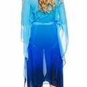 Gottex  Harmony Caftan S NWT Swim Coverup Ocean Blue Vacation Beach Resort Style Photo 8